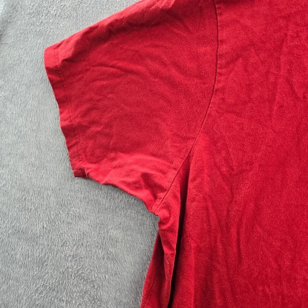 The North Face Men‎ Polo Shirt XL Red Logo Embroidered Short Sleeve Collar